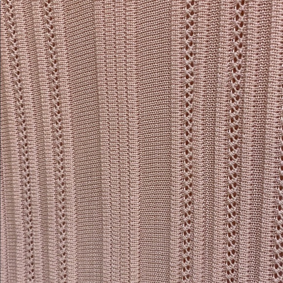 Saks 100% Silk Knit Sweater Blush Pink size 1X - Picture 6 of 6